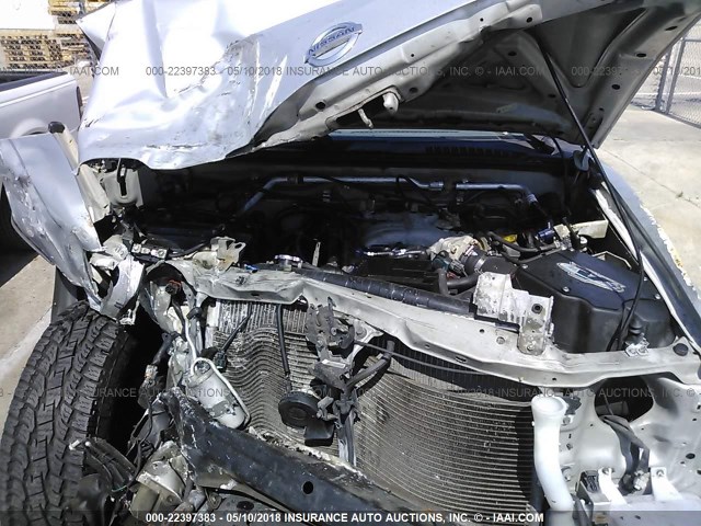 5N1ED28T22C532755 - 2002 NISSAN XTERRA XE/SE SILVER photo 10