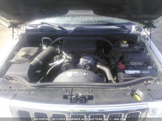 1J8HG48K36C337323 - 2006 JEEP COMMANDER WHITE photo 10