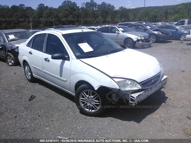 1FAHP34N17W363278 - 2007 FORD FOCUS ZX4/S/SE/SES WHITE photo 1