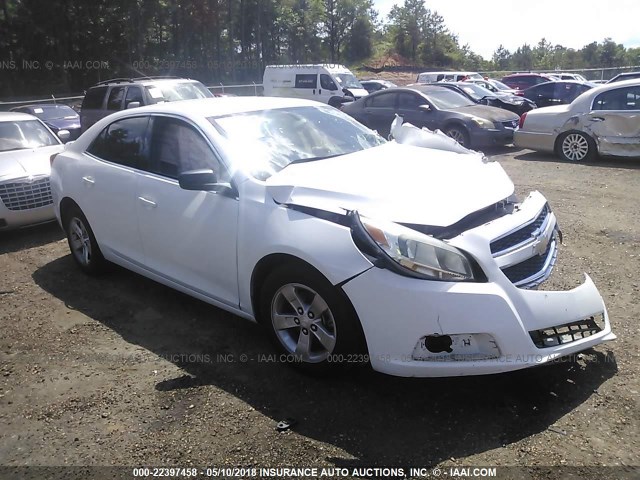 1G11B5SA3DF169216 - 2013 CHEVROLET MALIBU LS WHITE photo 1