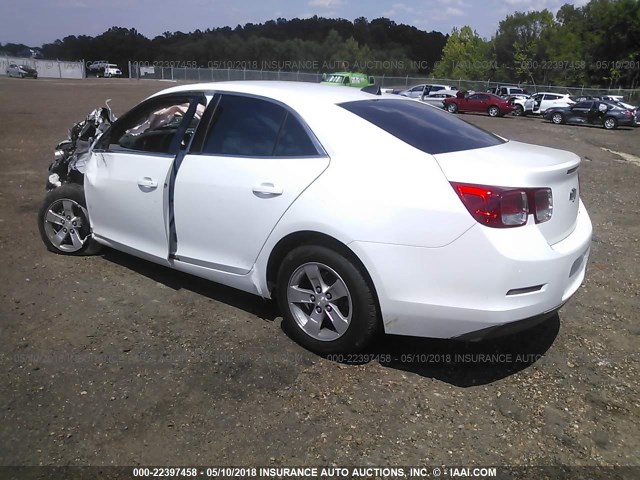 1G11B5SA3DF169216 - 2013 CHEVROLET MALIBU LS WHITE photo 3