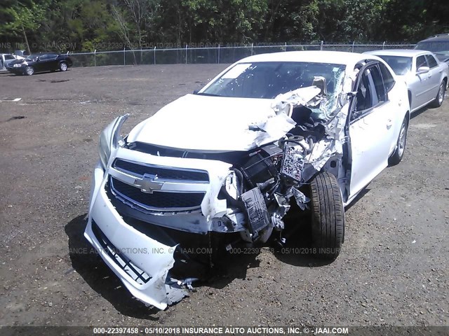 1G11B5SA3DF169216 - 2013 CHEVROLET MALIBU LS WHITE photo 6