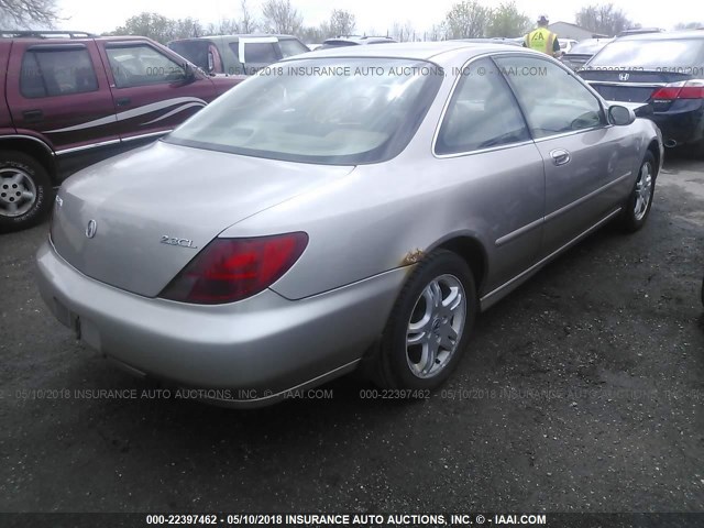 19UYA3254XL008025 - 1999 ACURA 2.3CL TAN photo 4