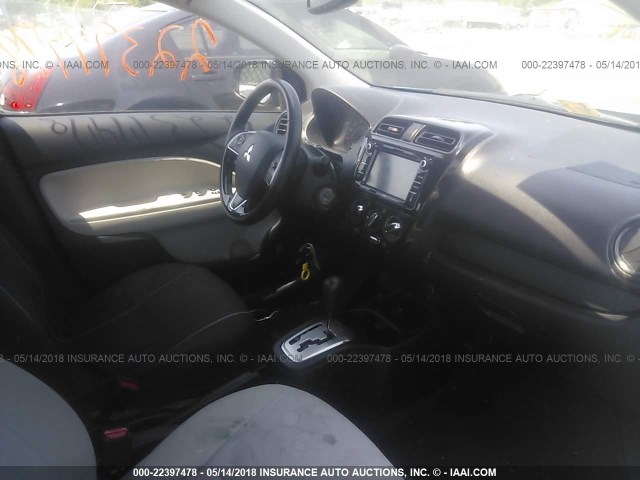 ML32F3FJ7HH004619 - 2017 MITSUBISHI MIRAGE G4 ES ლურჯი ფოტო 5