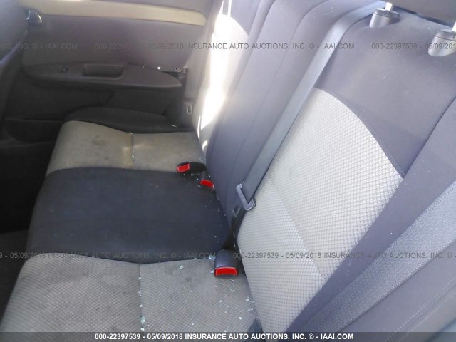 1G1ZH57B784202299 - 2008 CHEVROLET MALIBU 1LT GOLD photo 8