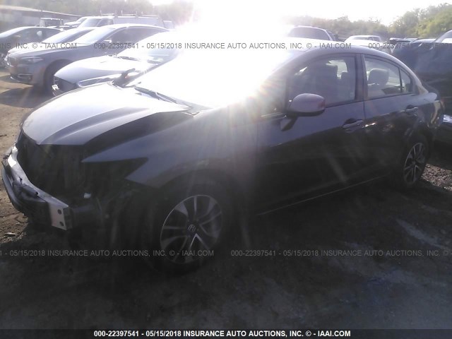 19XFB2F95DE256203 - 2013 HONDA CIVIC EXL 灰色 照片 2