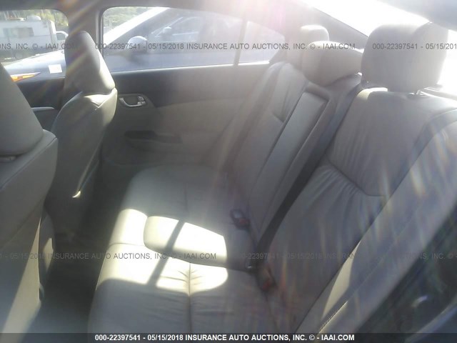 19XFB2F95DE256203 - 2013 HONDA CIVIC EXL 灰色 照片 8