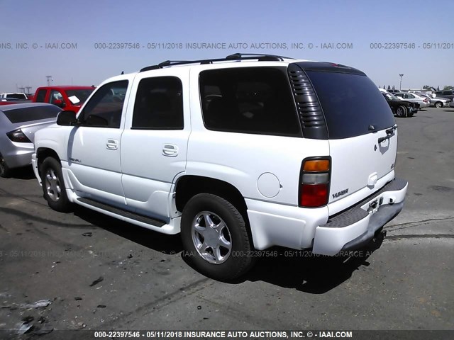 1GKEK63U16J112525 - 2006 GMC YUKON DENALI WHITE photo 3