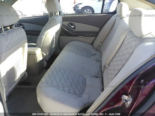 1G1ZT52865F314473 - 2005 CHEVROLET MALIBU LS ბურგუნდია ფოტო 8