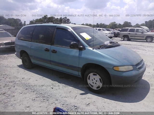 1B4GP44RXVB201004 - 1997 DODGE GRAND CARAVAN SE/SPORT BLUE photo 1