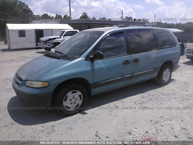 1B4GP44RXVB201004 - 1997 DODGE GRAND CARAVAN SE/SPORT BLUE photo 2