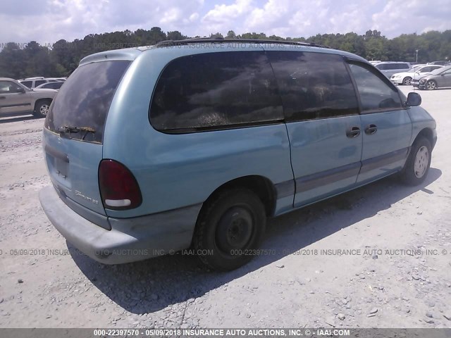 1B4GP44RXVB201004 - 1997 DODGE GRAND CARAVAN SE/SPORT BLUE photo 4