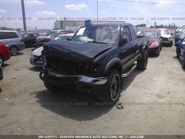5TESN92N73Z219677 - 2003 TOYOTA TACOMA XTRACAB PRERUNNER შავი ფოტო 2