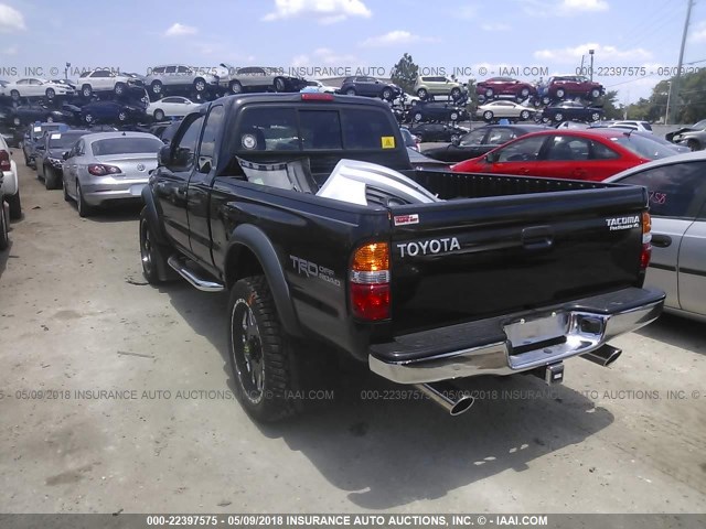 5TESN92N73Z219677 - 2003 TOYOTA TACOMA XTRACAB PRERUNNER BLACK photo 3