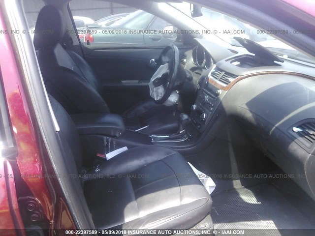 1G1ZE5E70BF169505 - 2011 CHEVROLET MALIBU LTZ 红色 照片 5