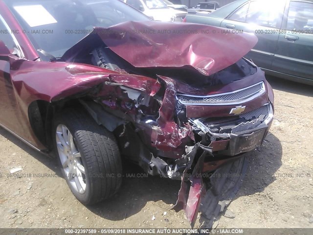 1G1ZE5E70BF169505 - 2011 CHEVROLET MALIBU LTZ 红色 照片 6