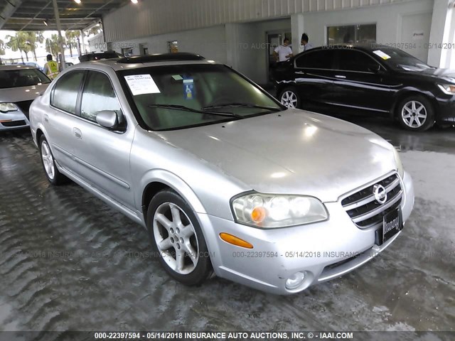 JN1DA31D03T514485 - 2003 NISSAN MAXIMA GLE/GXE/SE SILVER photo 1