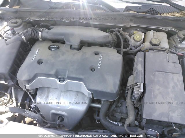 1G11C5SL5EF249701 - 2014 CHEVROLET MALIBU 1LT 银色 照片 10