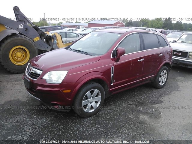 3GSDL53749S572083 - 2009 SATURN VUE XR RED photo 2