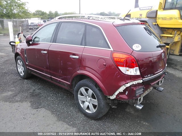 3GSDL53749S572083 - 2009 SATURN VUE XR RED photo 3