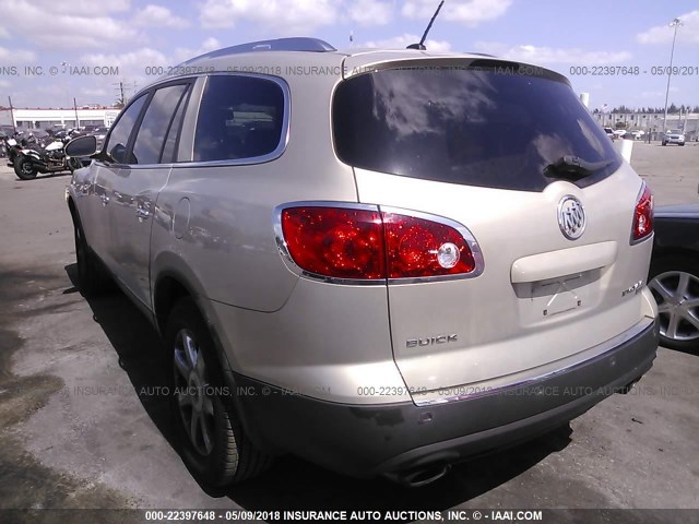 5GALRBED6AJ189907 - 2010 BUICK ENCLAVE CXL 香槟色 照片 3
