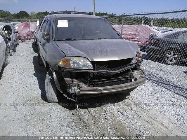 2HNYD18614H557145 - 2004 ACURA MDX TOURING GOLD photo 6