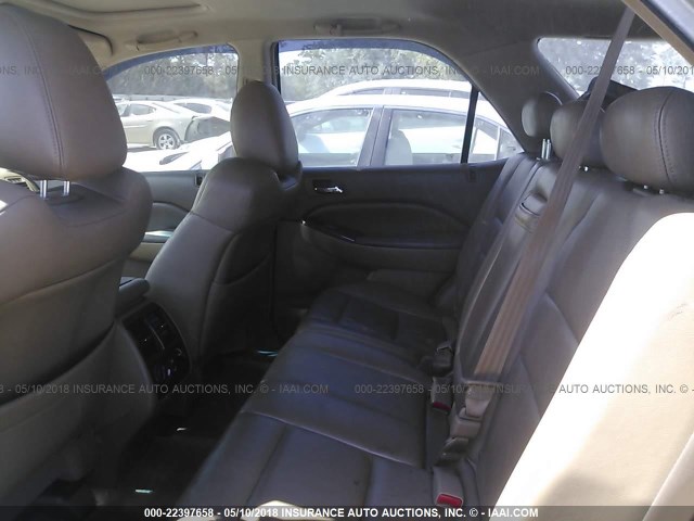 2HNYD18614H557145 - 2004 ACURA MDX TOURING GOLD photo 8