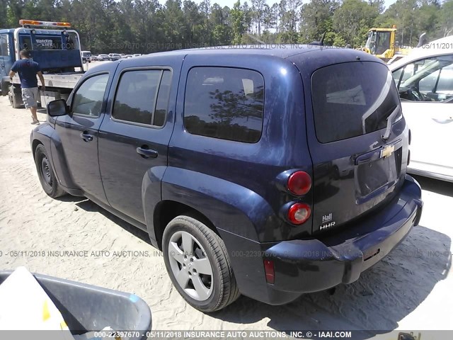 3GNDA13D88S565532 - 2008 CHEVROLET HHR LS BLACK photo 3