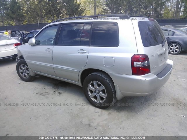 JTEEP21A960145790 - 2006 TOYOTA HIGHLANDER LIMITED SILVER photo 3