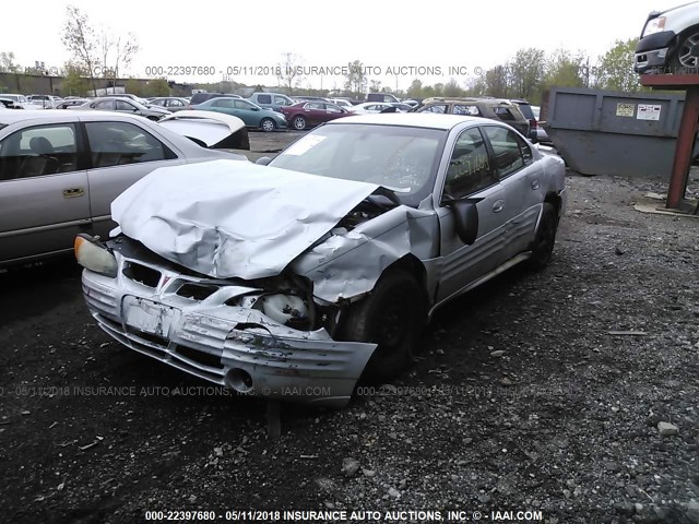 1G2NF52F42C269630 - 2002 PONTIAC GRAND AM SE1 SILVER photo 2