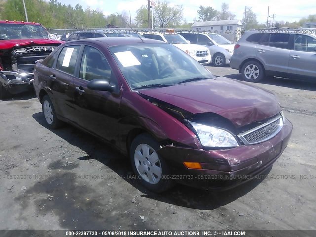 1FAFP34NX7W262215 - 2007 FORD FOCUS ZX4/S/SE/SES PURPLE photo 1