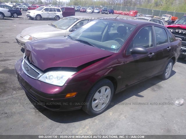 1FAFP34NX7W262215 - 2007 FORD FOCUS ZX4/S/SE/SES 紫色 照片 2