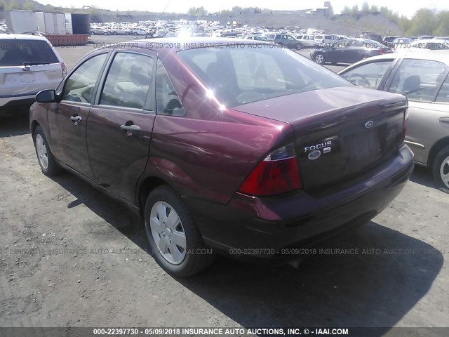 1FAFP34NX7W262215 - 2007 FORD FOCUS ZX4/S/SE/SES PURPLE photo 3