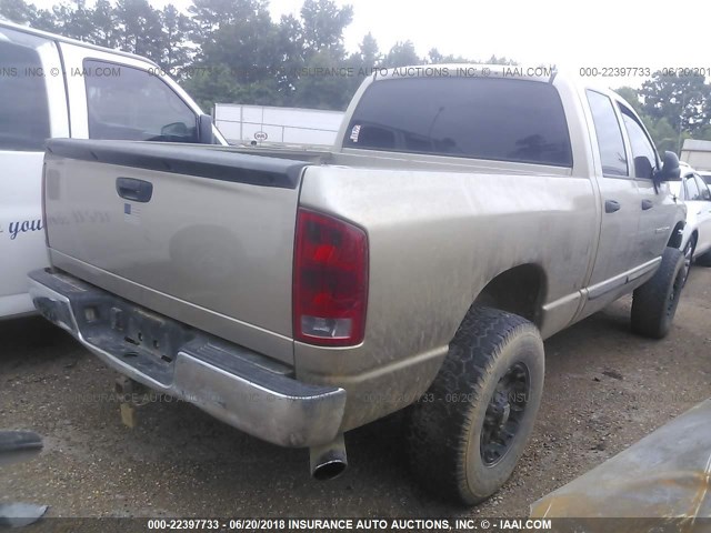 3D7KA28CX3G858730 - 2003 DODGE RAM 2500 ST/SLT 香槟色 照片 4