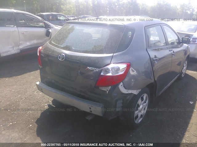 2T1KU4EE7AC347728 - 2010 TOYOTA COROLLA MATRIX  GRAY photo 6