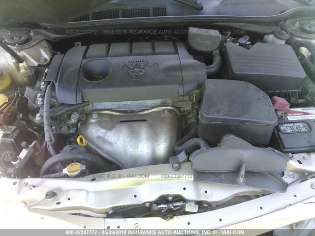 4T1BF3EK5BU200625 - 2011 TOYOTA CAMRY SE/LE/XLE 金色 照片 10