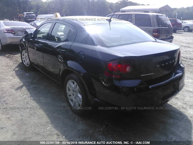 1B3BD4FB2BN624838 - 2011 DODGE AVENGER EXPRESS 黑色 照片 3