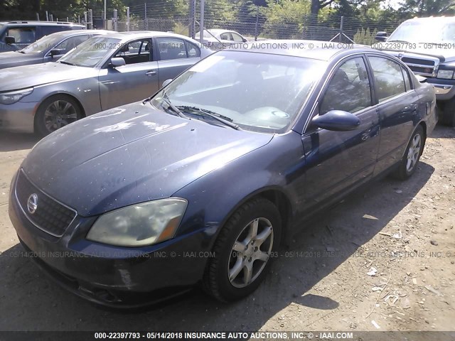 1N4AL11D56N451333 - 2006 NISSAN ALTIMA S/SL BLUE photo 2