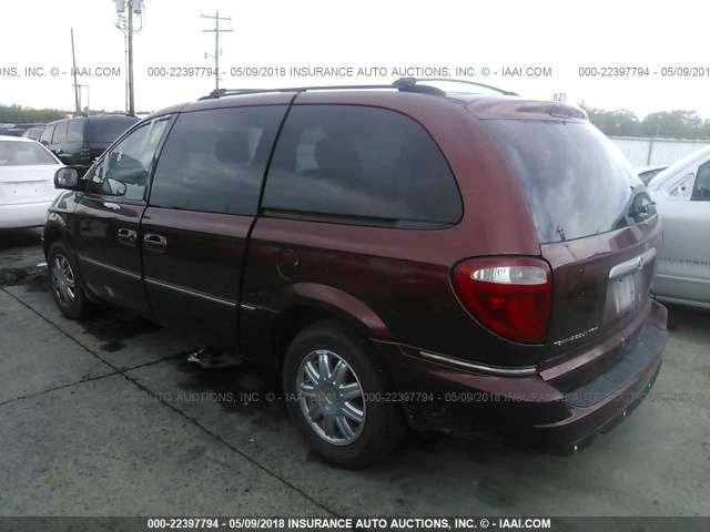 2A4GP64L67R269129 - 2007 CHRYSLER TOWN & COUNTRY LIMITED RED photo 3