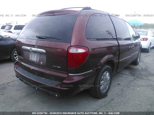 2A4GP64L67R269129 - 2007 CHRYSLER TOWN & COUNTRY LIMITED RED photo 4