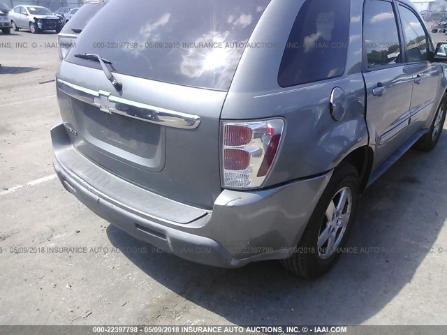 2CNDL63FX56023372 - 2005 CHEVROLET EQUINOX LT GRAY photo 6