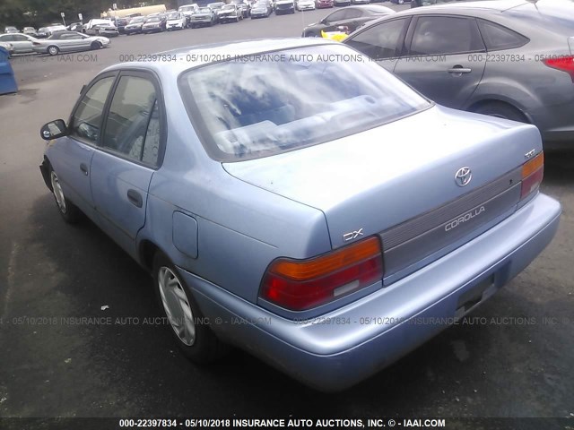 1NXAE09B6SZ284655 - 1995 TOYOTA COROLLA LE/DX BLUE photo 3