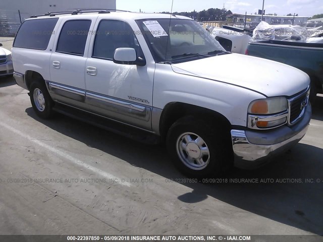 3GKFK16TXYG106186 - 2000 GMC YUKON XL K1500 WHITE photo 1