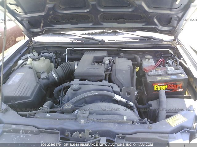 1GCCS136058135923 - 2005 CHEVROLET COLORADO BLUE photo 10