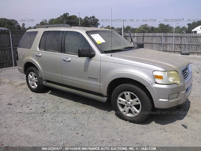 1FMEU63E97UB32712 - 2007 FORD EXPLORER XLT SILVER photo 1