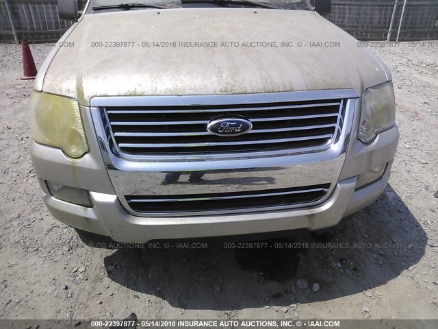 1FMEU63E97UB32712 - 2007 FORD EXPLORER XLT SILVER photo 6