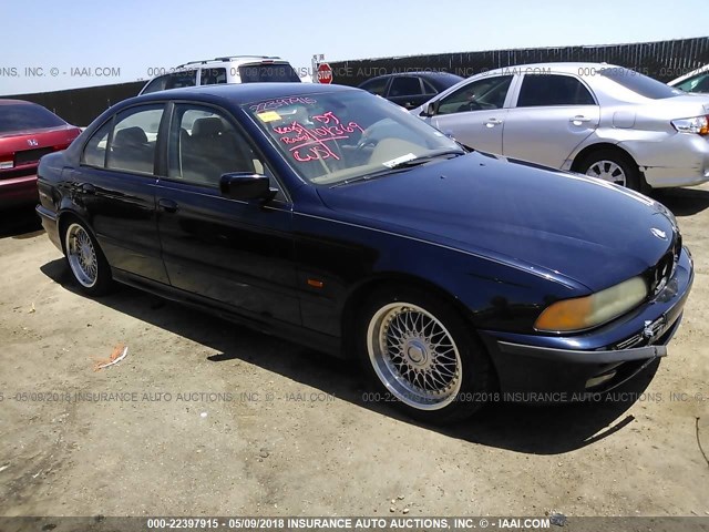 WBADM6347YGV03161 - 2000 BMW 528 I AUTOMATIC BLUE photo 1