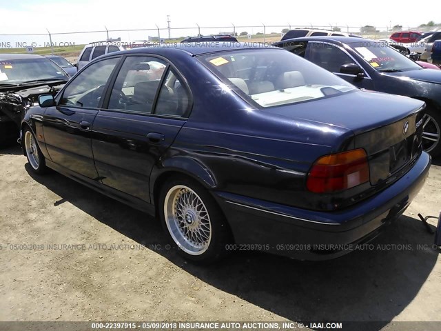 WBADM6347YGV03161 - 2000 BMW 528 I AUTOMATIC BLUE photo 3