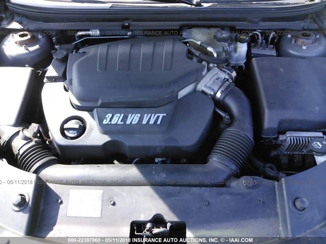 1G1ZK577X84273123 - 2008 CHEVROLET MALIBU LTZ 灰色 照片 10