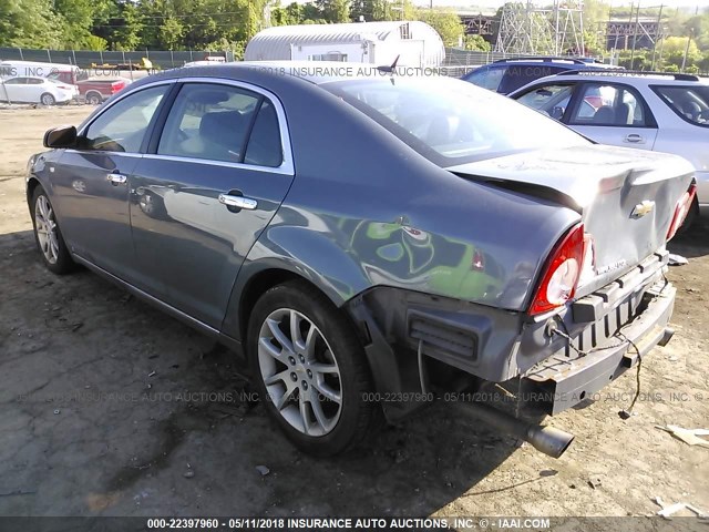 1G1ZK577X84273123 - 2008 CHEVROLET MALIBU LTZ 灰色 照片 3